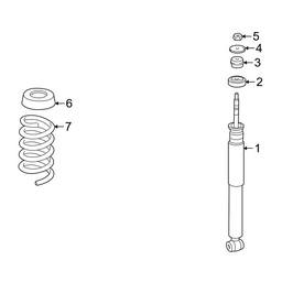 Mercedes Shock Mount Insulator 2103260468